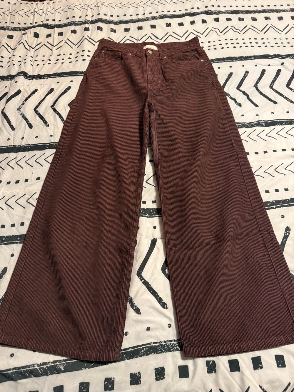 BDG Corduroy High-Rise Pants in Chocolate Brown